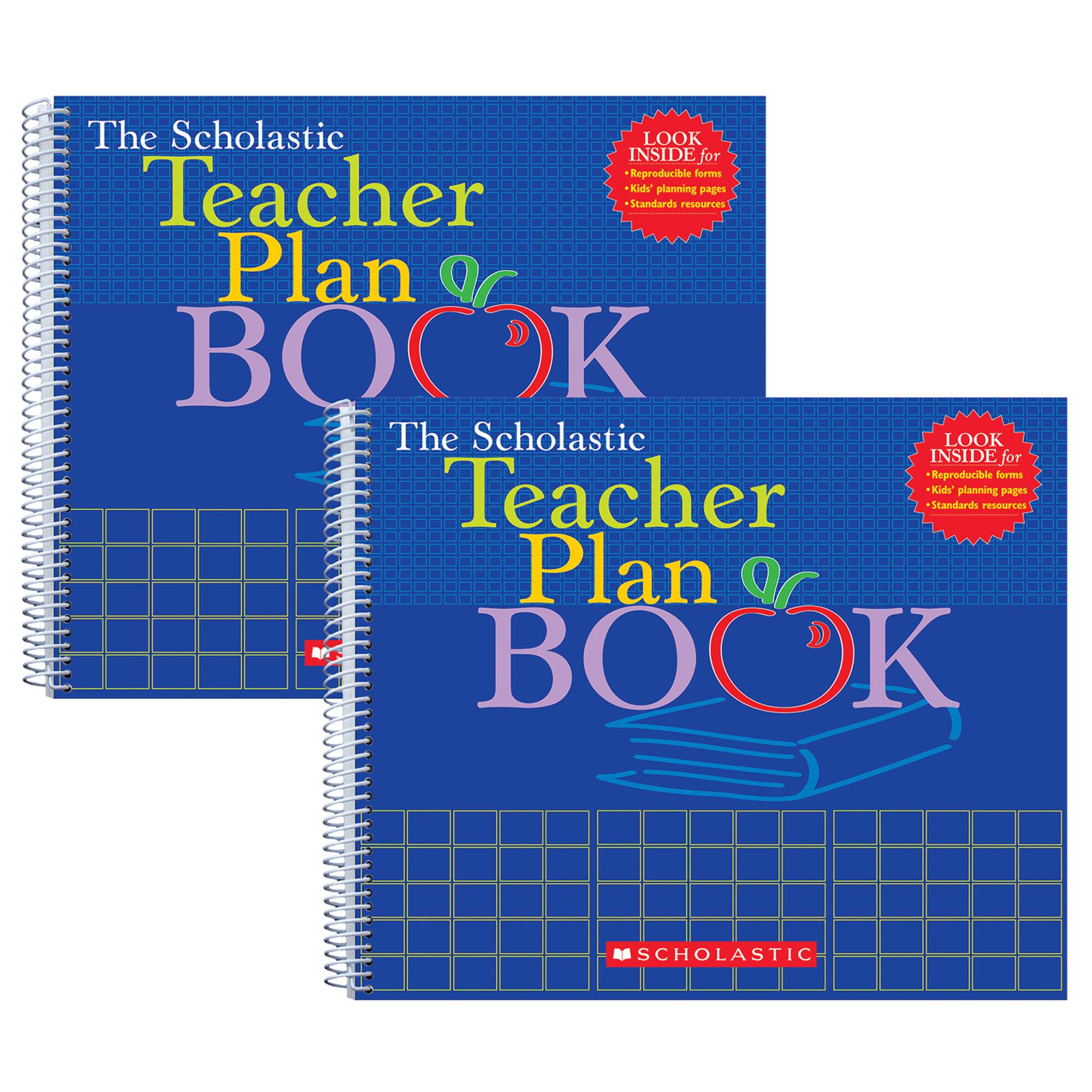 Scholastic Teacher Plan Book, 2ct.